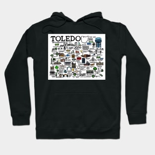 Toledo Ohio Map Hoodie